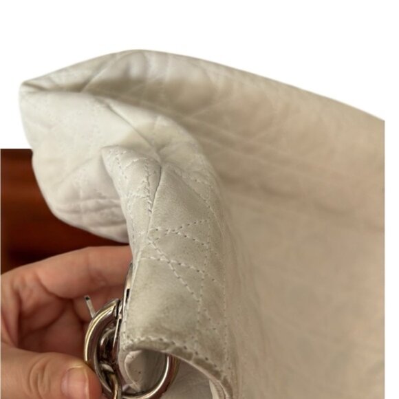 Authentic Christian Dior Quilted Leather Shoulder Bag - Picture 5 of 10